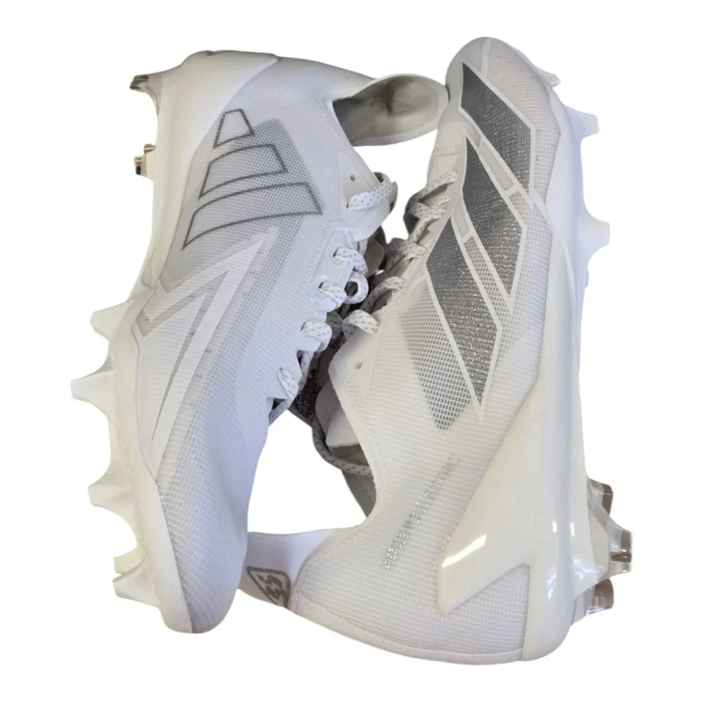 Adidas Adizero Electric Football Cleats White Silver Chrome IE6286 Men Size 11